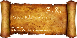 Pulcz Kázmér névjegykártya